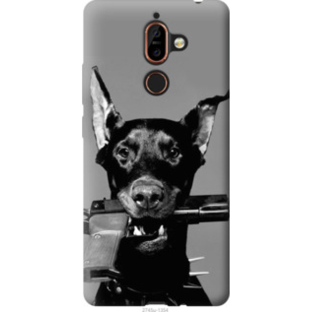 Чохол на Nokia 7 Plus Доберман (2745u-1354)