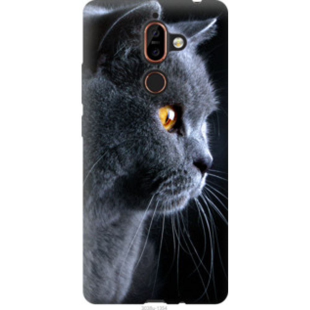 Чехол на Nokia 7 Plus Красивый кот (3038u-1354)