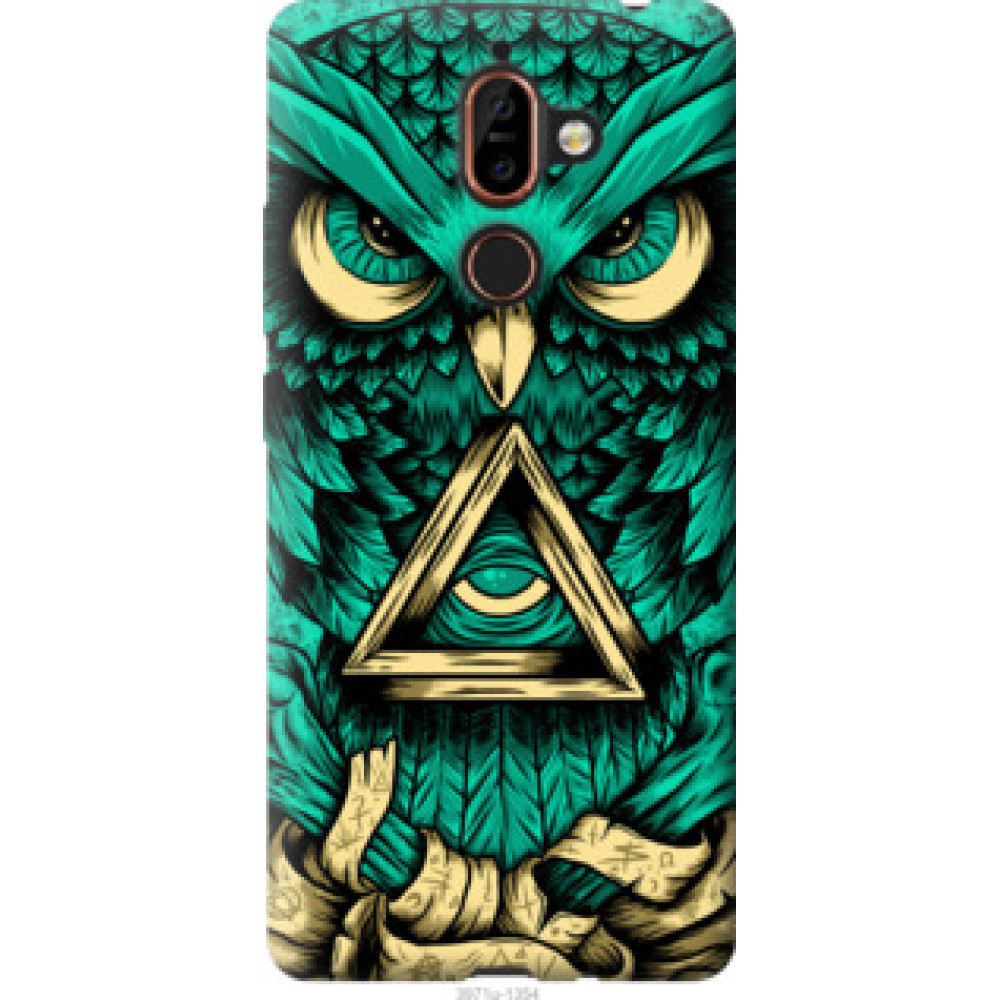 Чехол на Nokia 7 Plus Сова Арт-тату (3971u-1354)