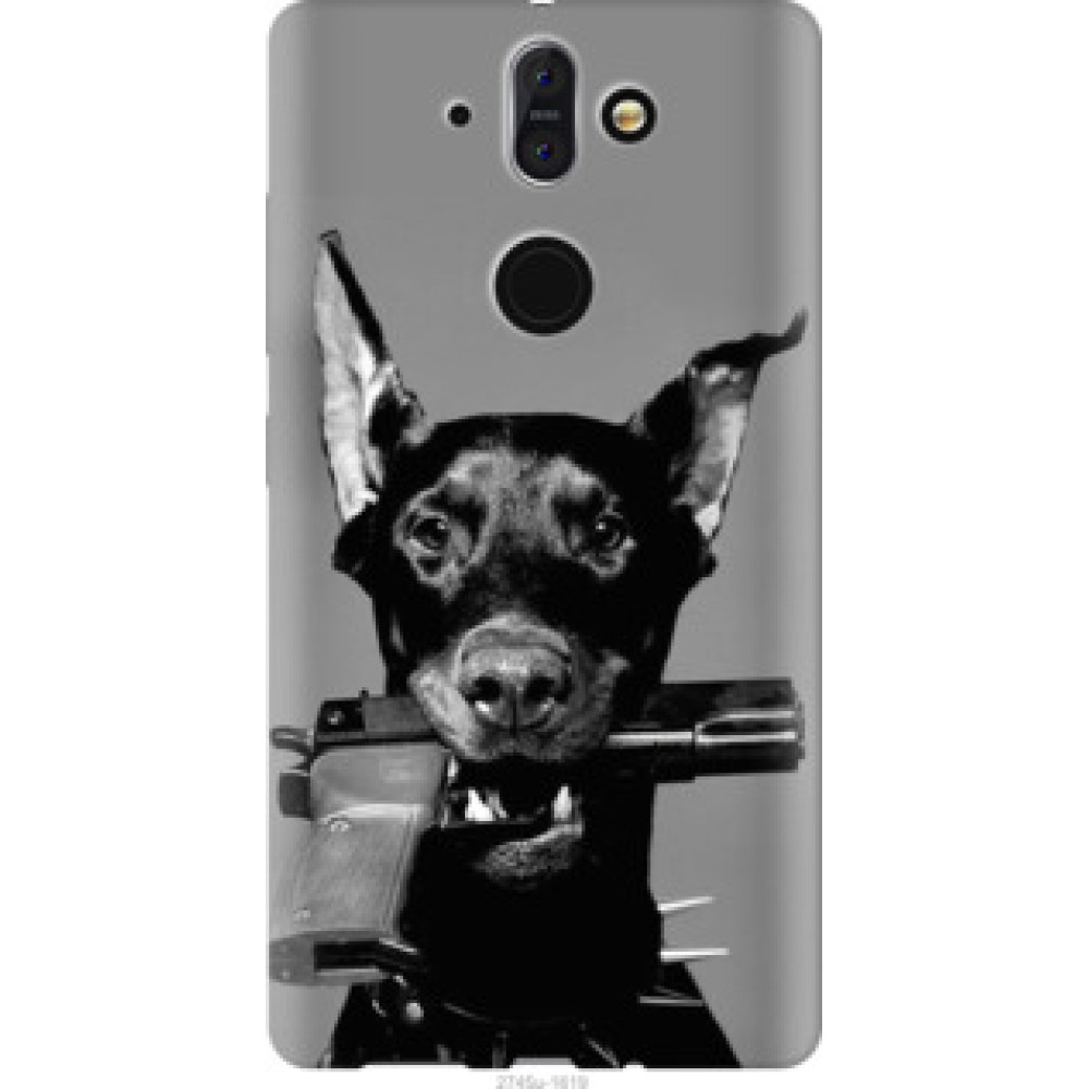 Чехол на Nokia 8 Sirocco Доберман (2745u-1619)