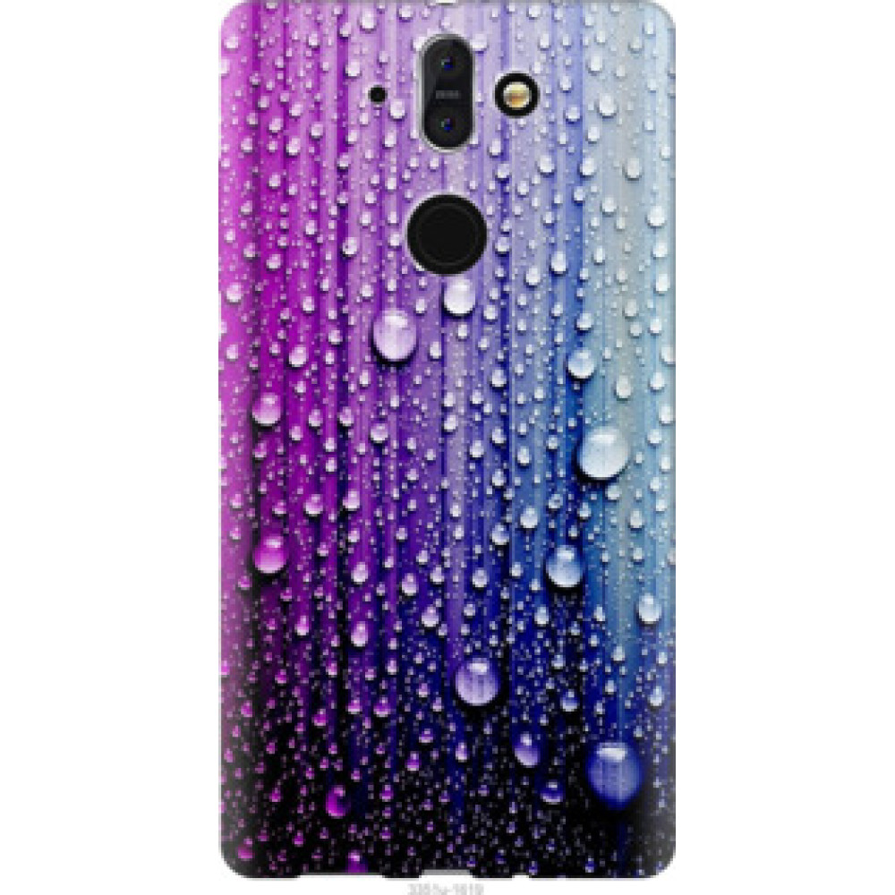 Чехол на Nokia 8 Sirocco Капли воды (3351u-1619)