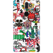 Чехол на Nokia 8 Sirocco Many different logos (4022u-1619)