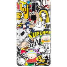 Чехол на Nokia 8 Sirocco Popular logos (4023u-1619)