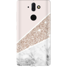 Чехол на Nokia 8 Sirocco Пастельный мрамор (4342u-1619)