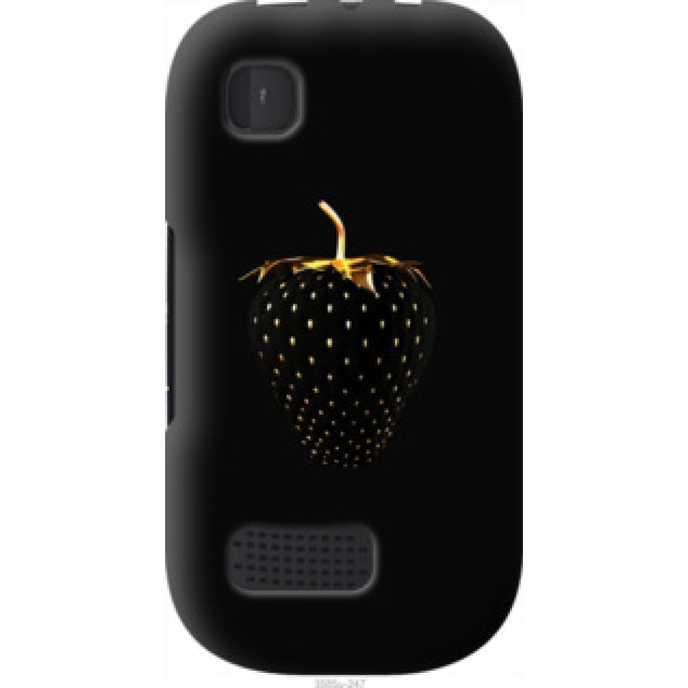 Чохол на Nokia Asha 200 Черная клубника (3585u-247)