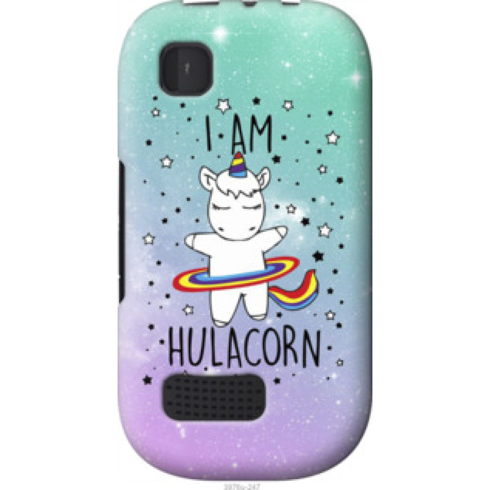 Чехол на Nokia Asha 200 I'm hulacorn (3976u-247)