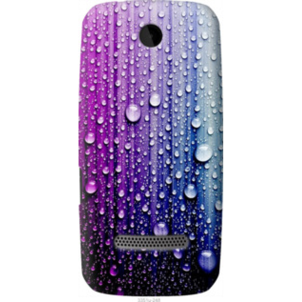 Чехол на Nokia Asha 305 / 306 Капли воды (3351u-248)