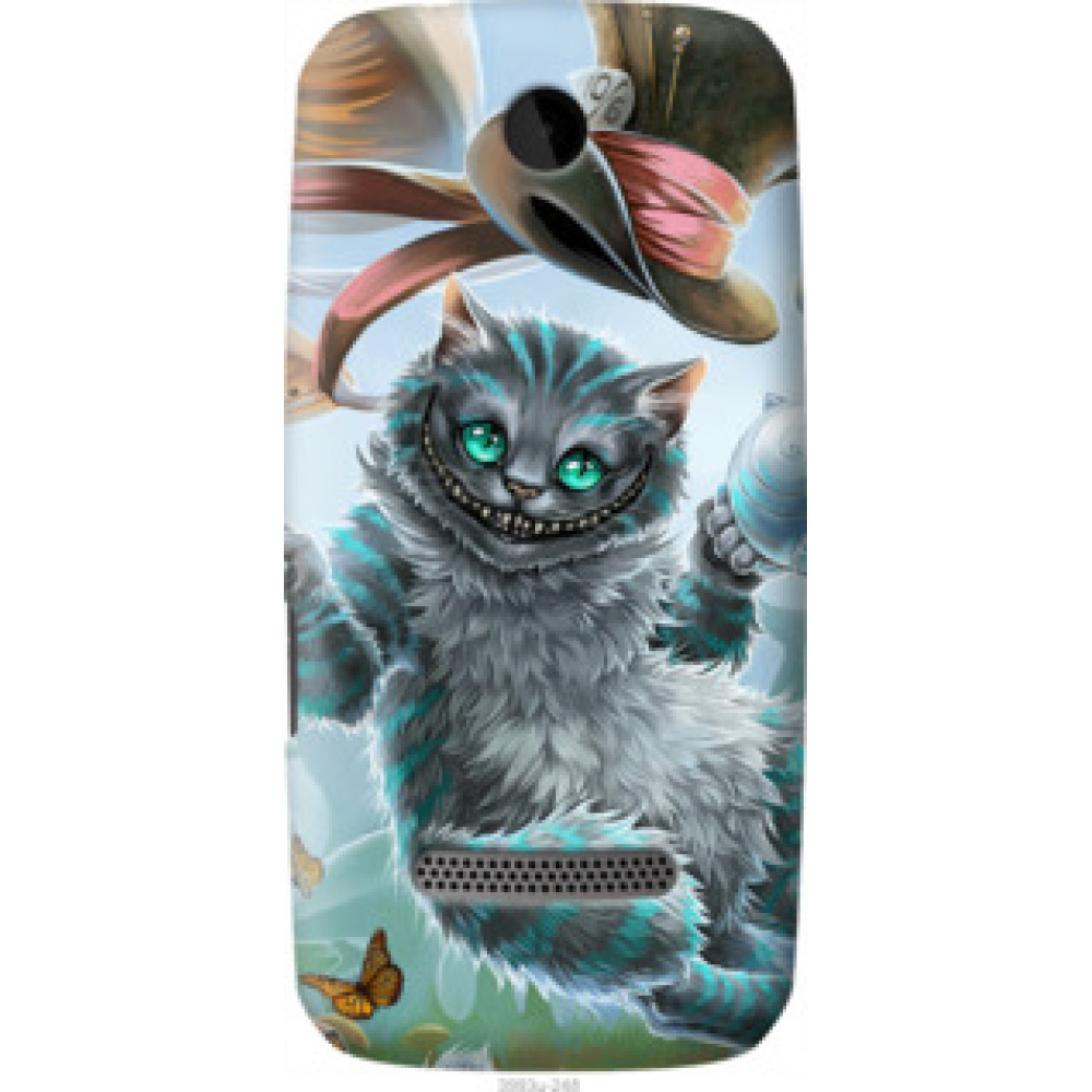 Чехол на Nokia Asha 305 / 306 Чеширский кот 2 (3993u-248)