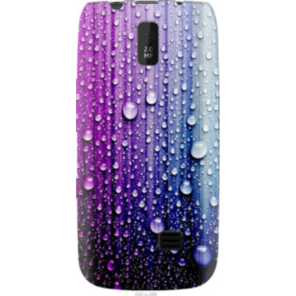 Чехол на Nokia Asha 308/309 Капли воды (3351u-286)