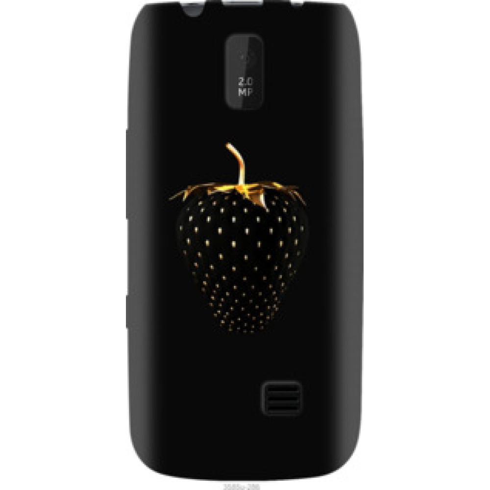 Чехол на Nokia Asha 308/309 Черная клубника (3585u-286)