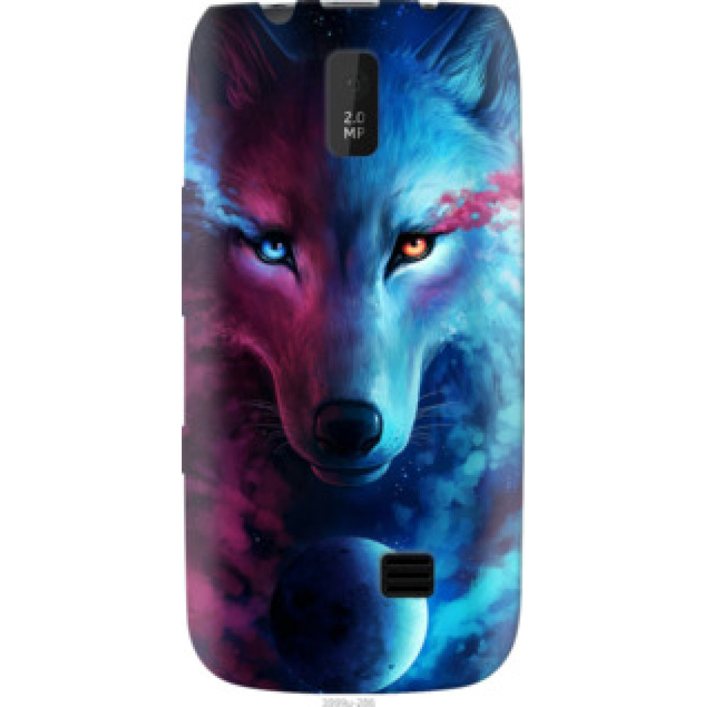 Чехол на Nokia Asha 308/309 Арт-волк (3999u-286)