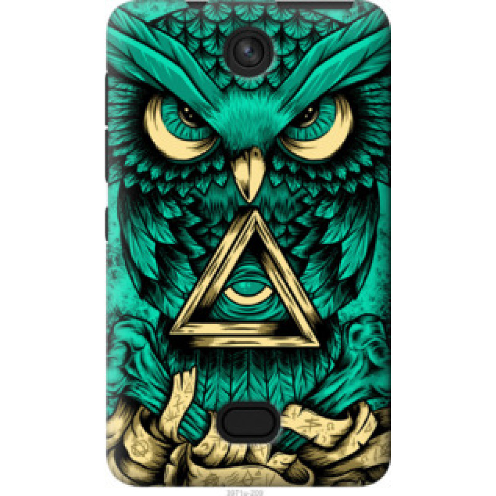 Чехол на Nokia Asha 501 Сова Арт-тату (3971u-209)