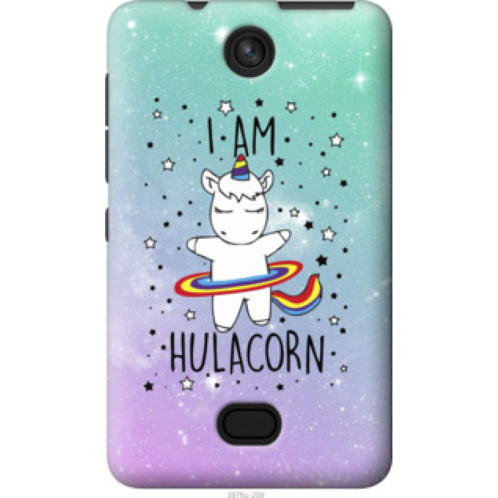 Чехол на Nokia Asha 501 I'm hulacorn (3976u-209)