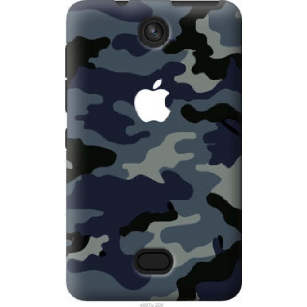 Чехол на Nokia Asha 501 Камуфляж 1 (4897u-209)