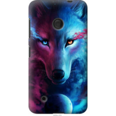 Чехол на Nokia Lumia 530 Арт-волк (3999u-205)