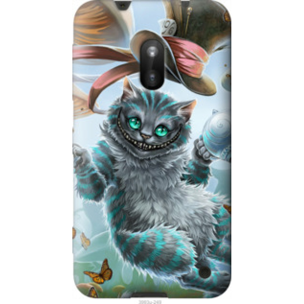 Чехол на Nokia Lumia 620 Чеширский кот 2 (3993u-249)