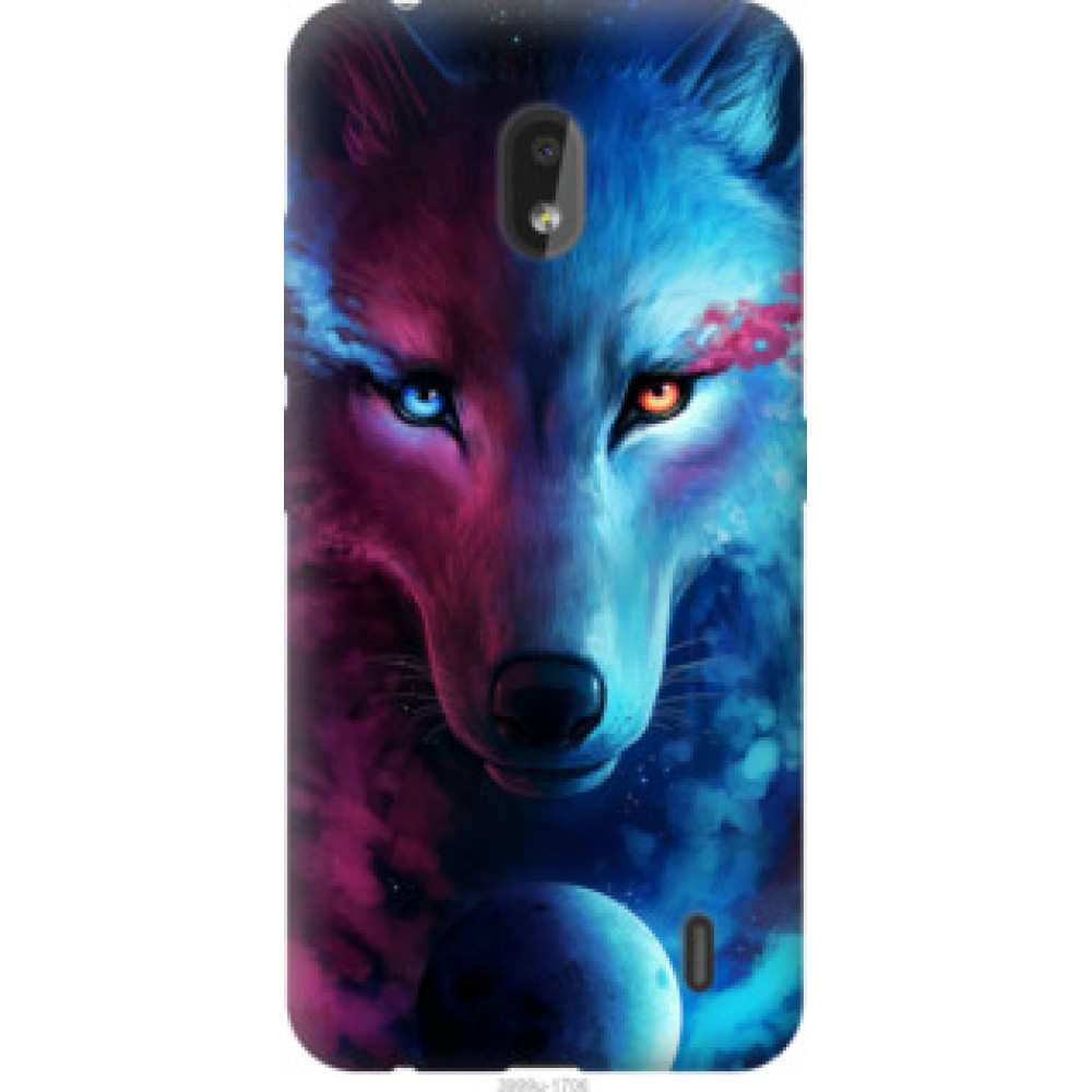 Чехол на Nokia 2.2 Арт-волк (3999u-1706)