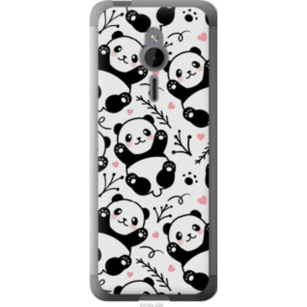 Чохол на Nokia 230 Панды (4318u-339)