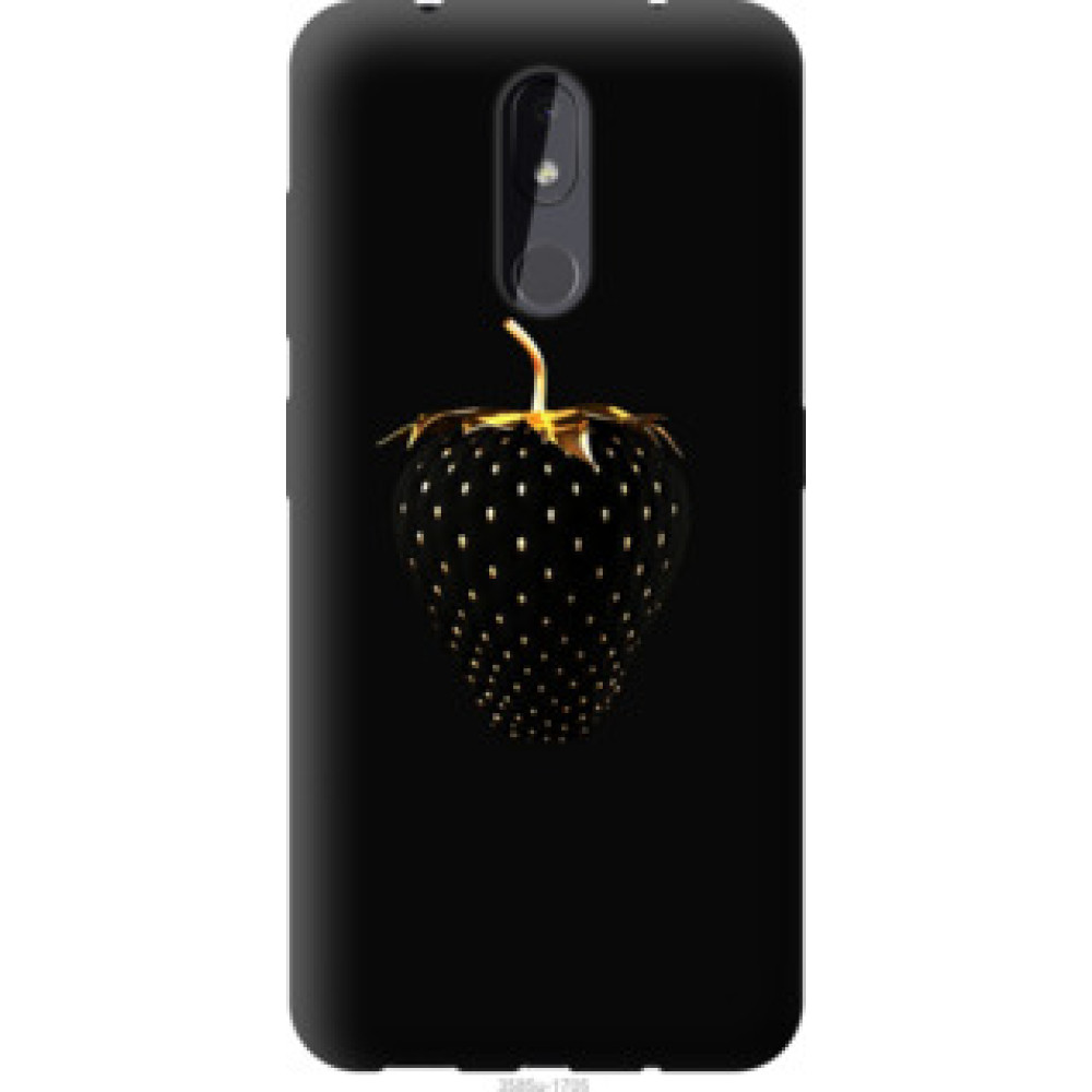 Чохол на Nokia 3.2 Черная клубника (3585u-1705)