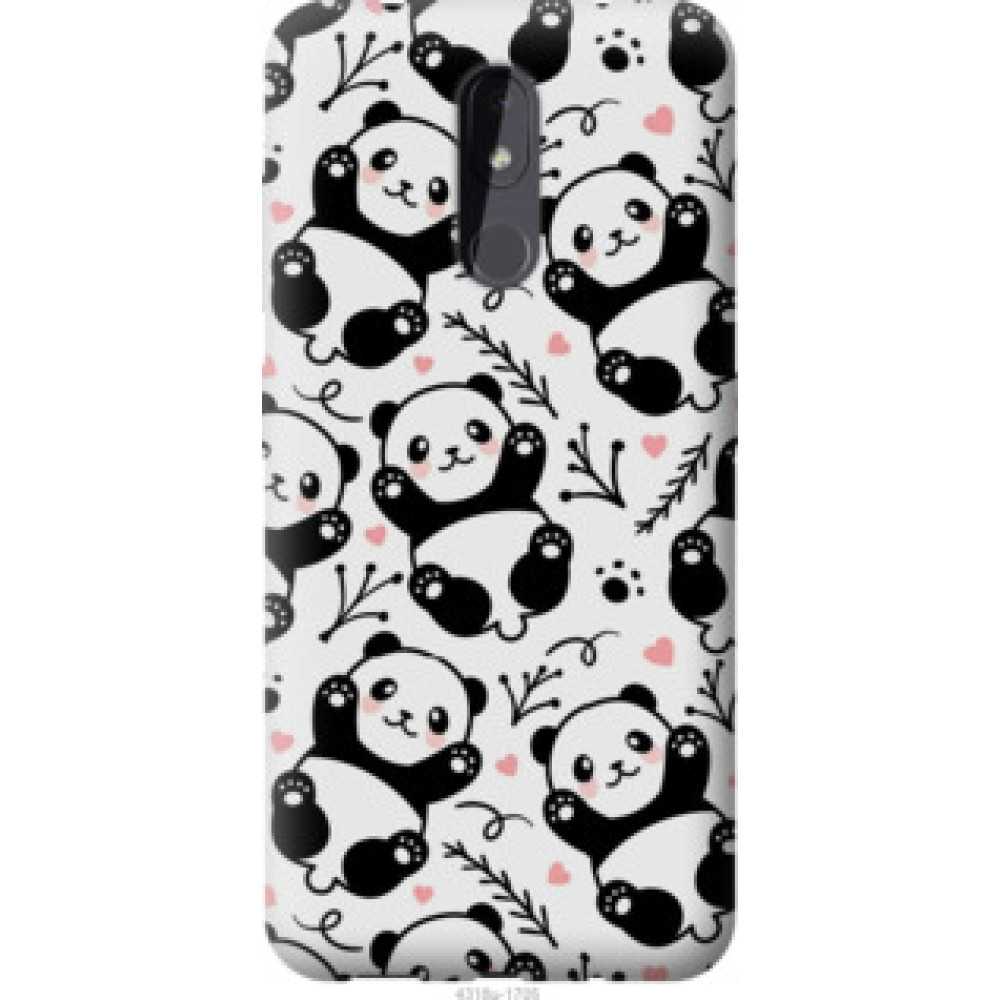 Чехол на Nokia 3.2 Панды (4318u-1705)