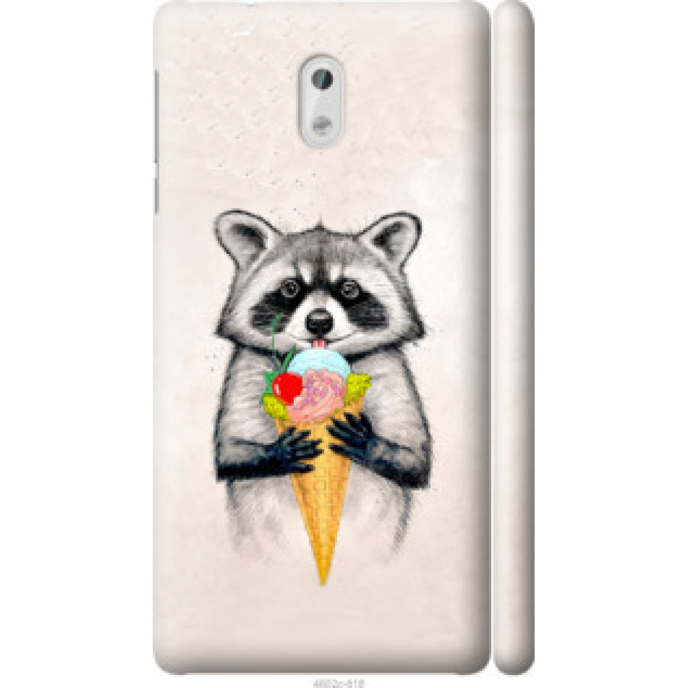 Чехол на Nokia 3 Енотик с мороженым (4602c-818)