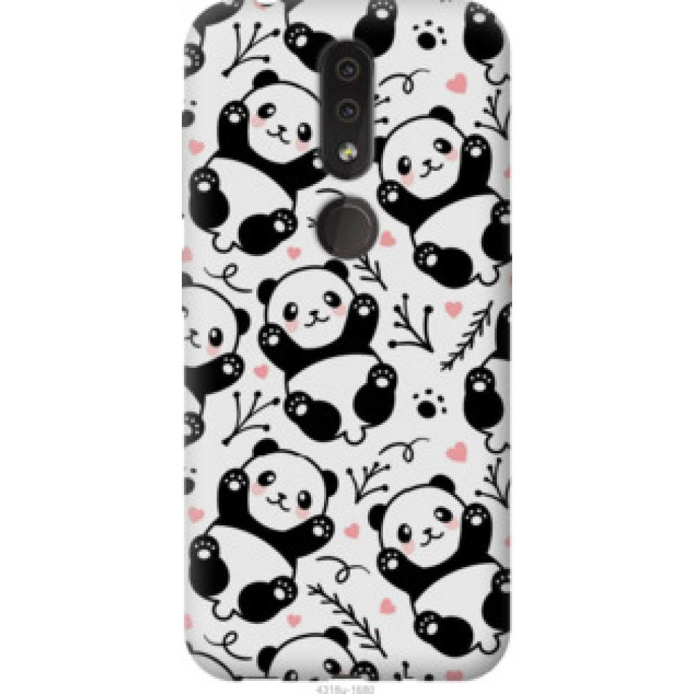 Чехол на Nokia 4.2 Панды (4318u-1680)