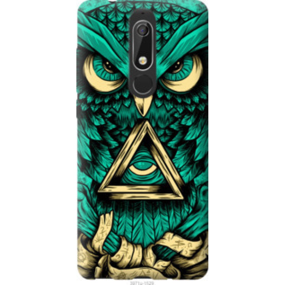 Чехол на Nokia 5.1 Сова Арт-тату (3971u-1529)