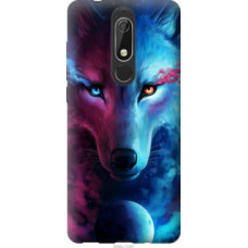 Чехол на Nokia 5.1 Арт-волк (3999u-1529)