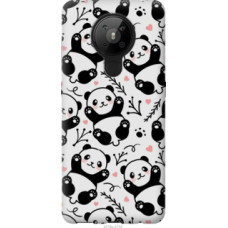Чехол на Nokia 5.3 Панды (4318u-2102)