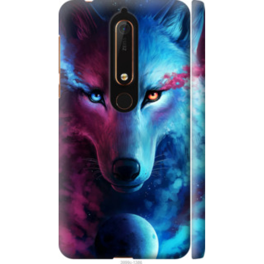 Чохол на Nokia 6 2018 Арт-волк (3999c-1386)