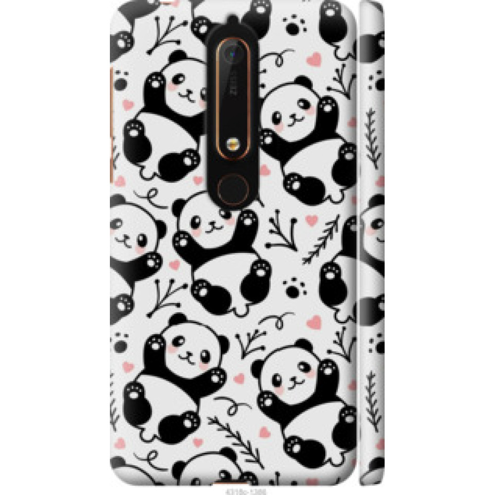 Чохол на Nokia 6 2018 Панды (4318c-1386)