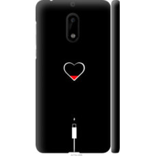 Чехол на Nokia 6 Подзарядка сердца (4274c-898)