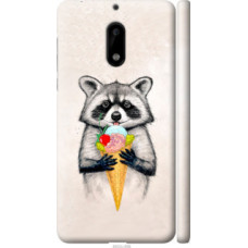 Чехол на Nokia 6 Енотик с мороженым (4602c-898)