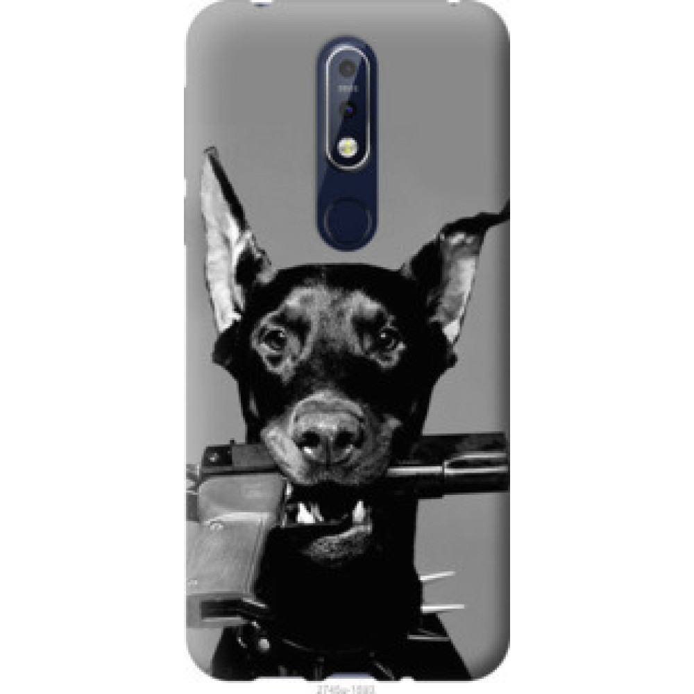 Чехол на Nokia 7.1 Доберман (2745u-1593)