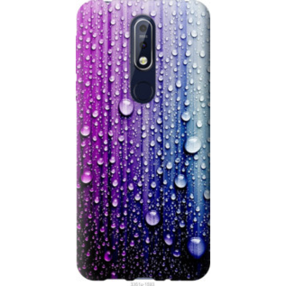 Чехол на Nokia 7.1 Капли воды (3351u-1593)