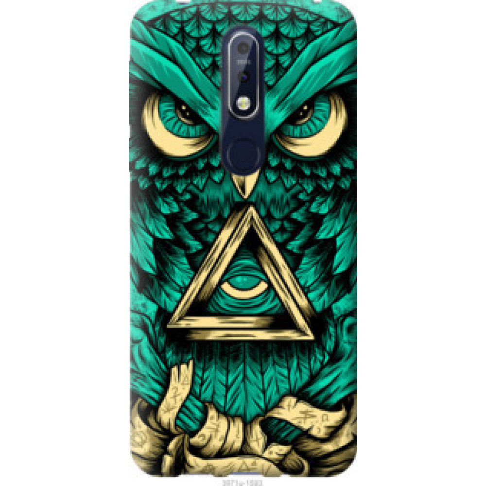 Чехол на Nokia 7.1 Сова Арт-тату (3971u-1593)