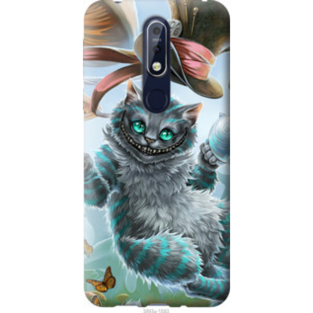 Чехол на Nokia 7.1 Чеширский кот 2 (3993u-1593)