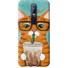 Чехол на Nokia 7.1 Зеленоглазый кот в очках (4054u-1593)