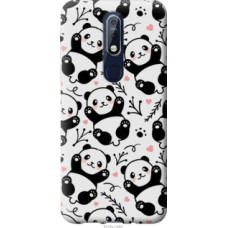 Чехол на Nokia 7.1 Панды (4318u-1593)