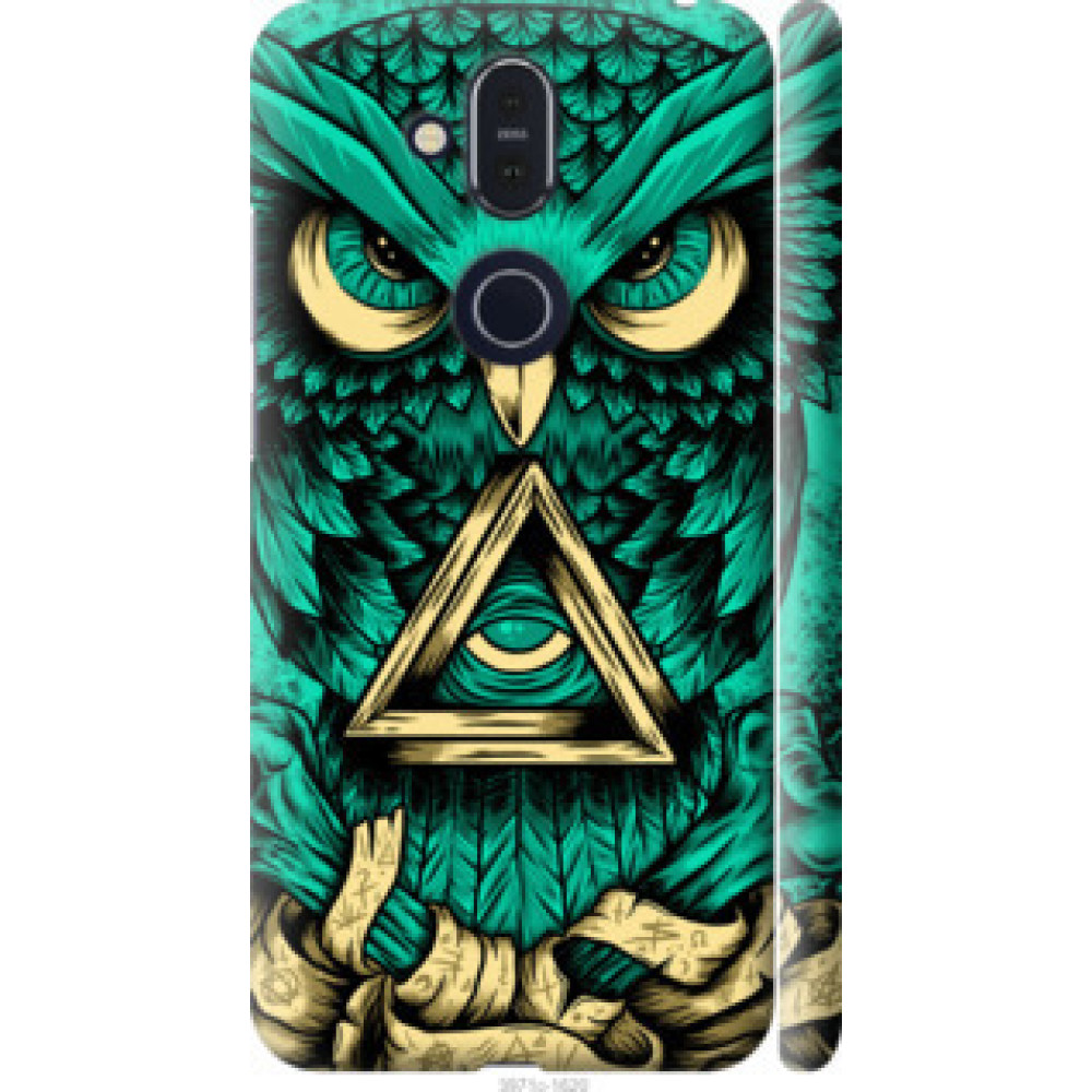 Чехол на Nokia 8.1 Сова Арт-тату (3971c-1620)