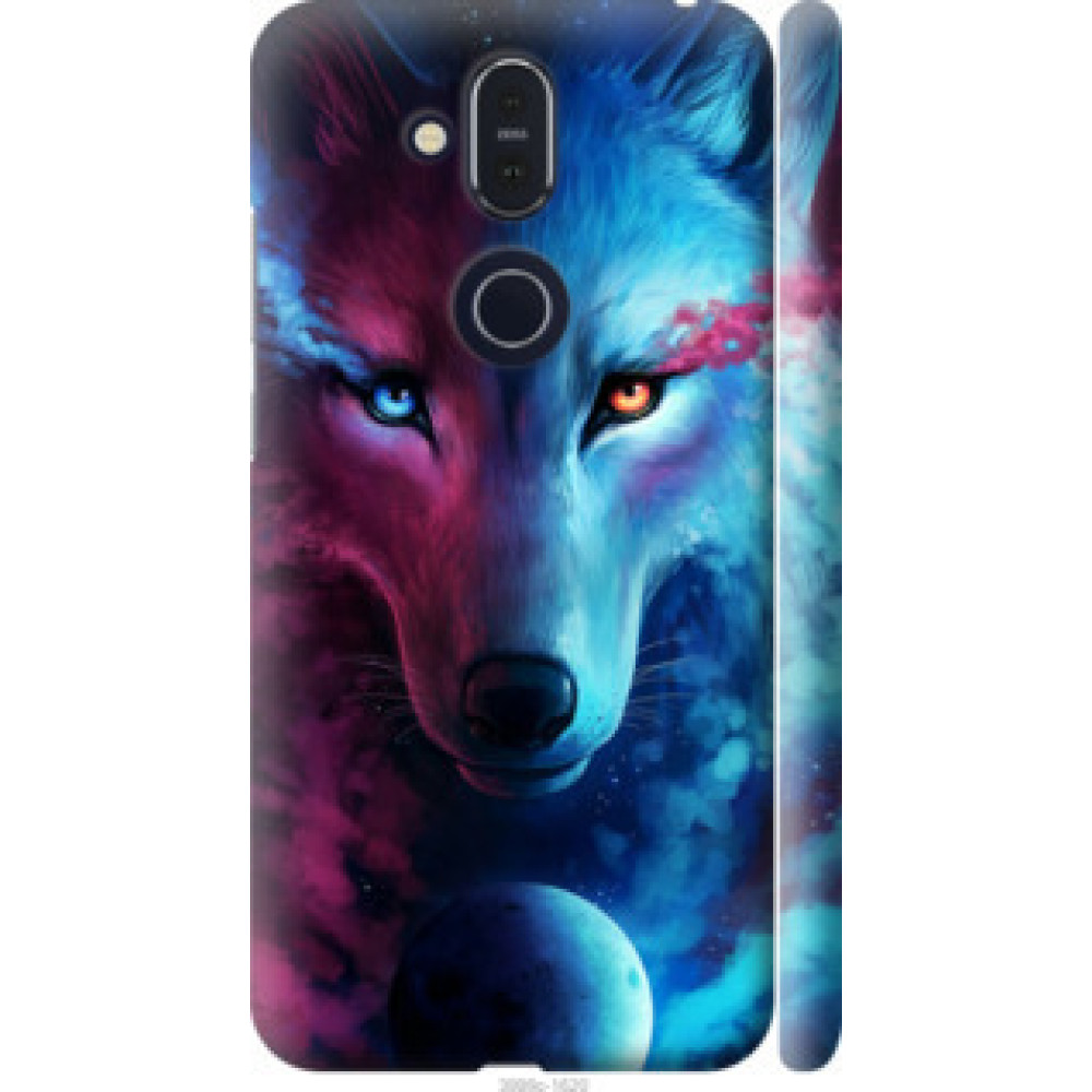 Чехол на Nokia 8.1 Арт-волк (3999c-1620)