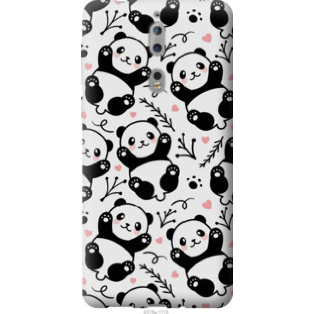 Чохол на Nokia 8 Панды (4318u-1115)