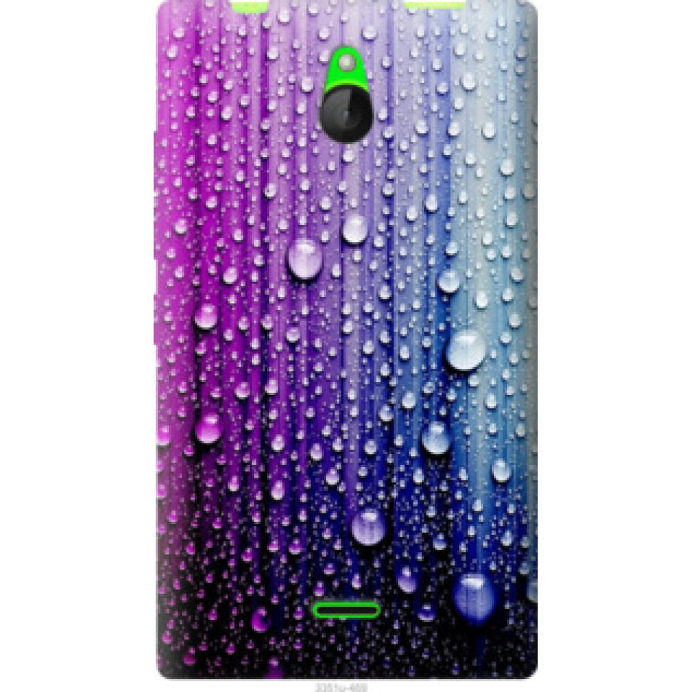 Чехол на Nokia X2 Dual SIM Капли воды (3351u-469)