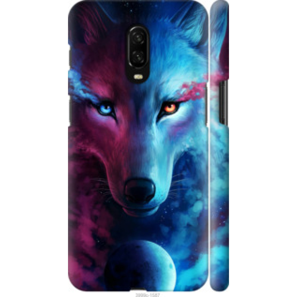 Чехол на OnePlus 6T Арт-волк (3999c-1587)