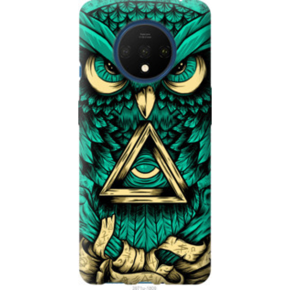 Чохол на OnePlus 7T Сова Арт-тату (3971u-1809)