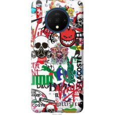 Чехол на OnePlus 7T Many different logos (4022u-1809)