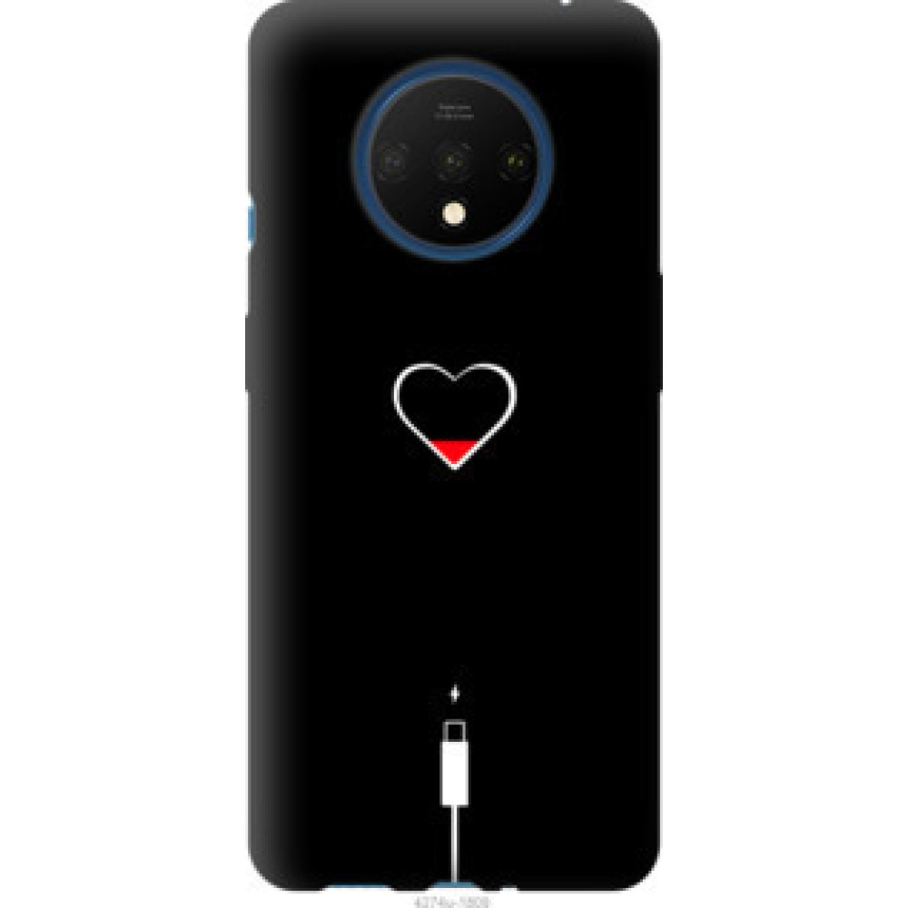 Чехол на OnePlus 7T Подзарядка сердца (4274u-1809)