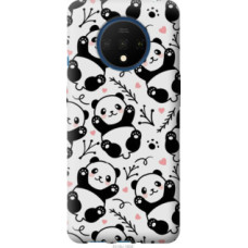 Чехол на OnePlus 7T Панды (4318u-1809)