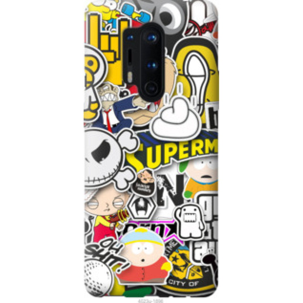 Чехол на OnePlus 8 Pro Popular logos (4023u-1896)