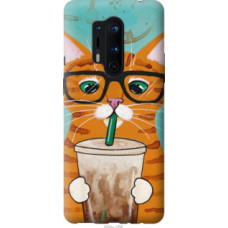 Чехол на OnePlus 8 Pro Зеленоглазый кот в очках (4054u-1896)